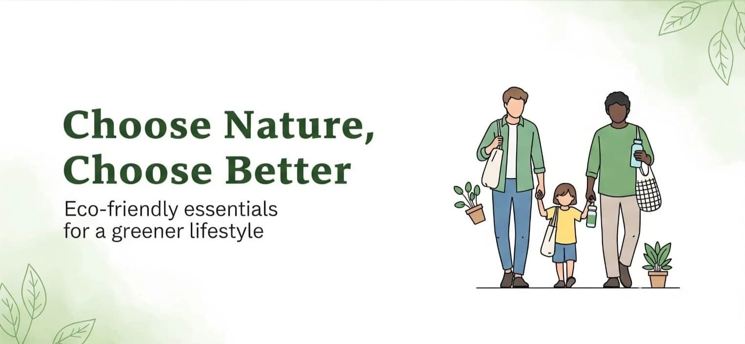 Choose Nature, Choose Better - Eco-friendly essentials for a greener lifestyle